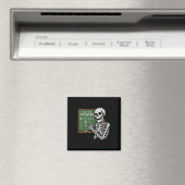 67 Halloween Wiskunde Grappig Zes Zeven Meme Brain Magneet (Insitu (Vaatwasser))