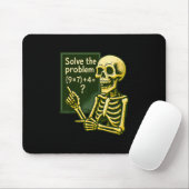 67 Halloween Wiskunde Grappig Zes Zeven Meme Brain Muismat (Met muis)