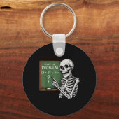 67 Halloween Wiskunde Grappig Zes Zeven Meme Brain Sleutelhanger (Voorkant)