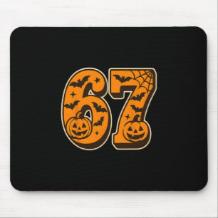 67 Halloween Zes Zeven Brainrot Meme Jongens Kids Muismat