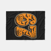 67 Halloween Zes Zeven Brainrot Meme Jongens Kinde Fleece Deken (Voorkant (Horizontaal))