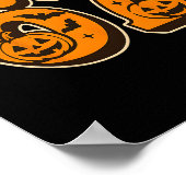 67 Halloween Zes Zeven Brainrot Meme Jongens Kinde Poster (Hoek)