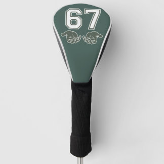 67 Hand Grappige Zes Zeven Meme Generatie Alpha Golfheadcover