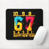 67 Happy New Year Six Seven Funny Countdown 2026 Muismat (Met muis)