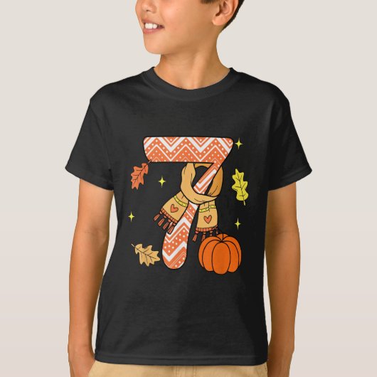 67 Herfst Autumn Pompoen Meme Grappig Zes Zeven T-shirt (Voorkant)