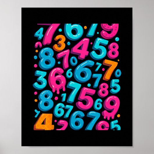 67 Hidden Meme Trending Gen Z Alpha Six Seven 6 7  Poster (Voorkant)