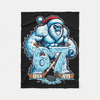 67 Hockey Drip Number Funny Meme Style Boys Graphi Fleece Deken