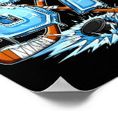 67 Hockey Drip Nummer Funny Meme Stijl Jongens Gra Poster (Hoek)