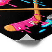67 Hockey Drip Nummer Grappig Zes Zeven 6 7 Meme G Poster (Hoek)