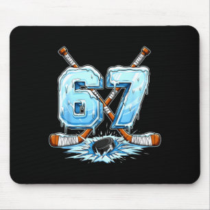 67 Hockey Drip Nummer Grappige Meme Stijl Jongens Muismat