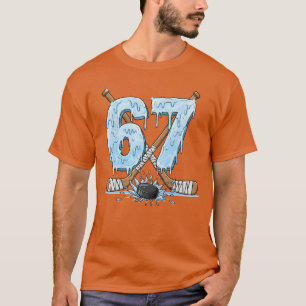 67 Hockey Drip Nummer Grappige Meme Stijl Jongens T-shirt