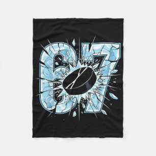 67 Hockey Zes Zeven Jongen Meisje Kinderen 6 7 Mem Fleece Deken