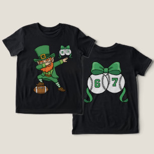 67 honkbal boog st patricks dag geluksporten Tri-Blend shirt