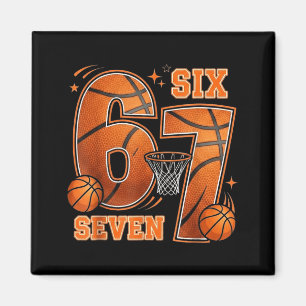 67 Honkbal Verjaardag 6 7 Hoops Magneet