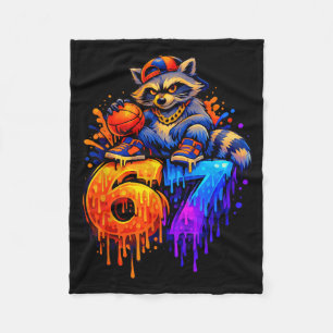 67 Honkbal Wasbeer Drip Kids Jongens Jeugd Meisjes Fleece Deken