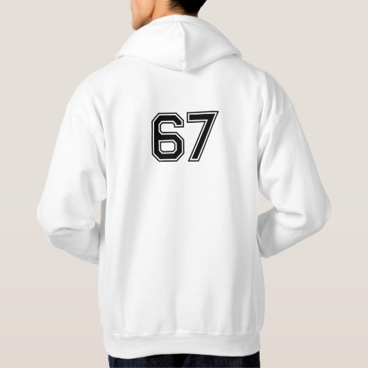 67 HOODIE (Achterkant)