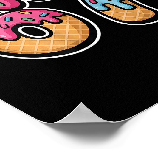 67 Ice Cream Drip (ck Only)  Poster (Hoek)