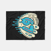 67 Ice Cream Drip Funny Six Seven Baseball  Fleece Deken (Voorkant (Horizontaal))