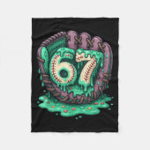 67 Ice Cream Drip Funny Six Seven Baseball  Fleece Deken (Voorkant)