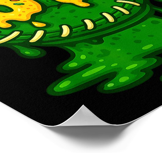 67 Ice Cream Drip Funny Six Seven Baseball  Poster (Hoek)