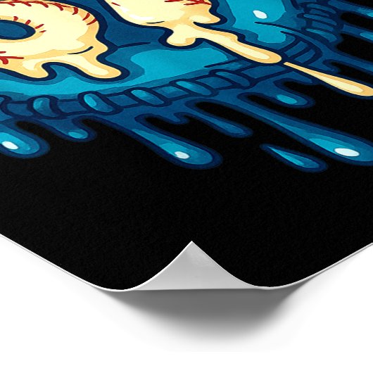 67 Ice Cream Drip Funny Six Seven Baseball  Poster (Hoek)