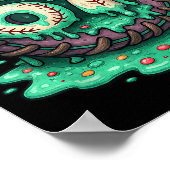 67 Ice Cream Drip Funny Six Seven Baseball  Poster (Hoek)