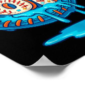 67 Ice Cream Drip Funny Six Seven Baseball  Poster (Hoek)