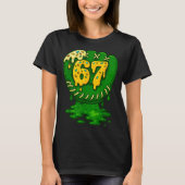 67 Ice Cream Drip Funny Six Seven Baseball  T-shirt (Voorkant)