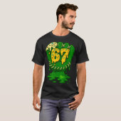 67 Ice Cream Drip Funny Six Seven Baseball  T-shirt (Voorkant volledig)