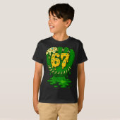 67 Ice Cream Drip Funny Six Seven Baseball  T-shirt (Voorkant volledig)