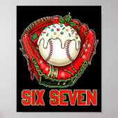 67 Ice Cream Drip Funny Six Seven Gen Alpha Christ Poster (Voorkant)