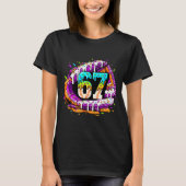 67 Ice Cream Drip Funny Six Seven Player 67th Birt T-shirt (Voorkant)