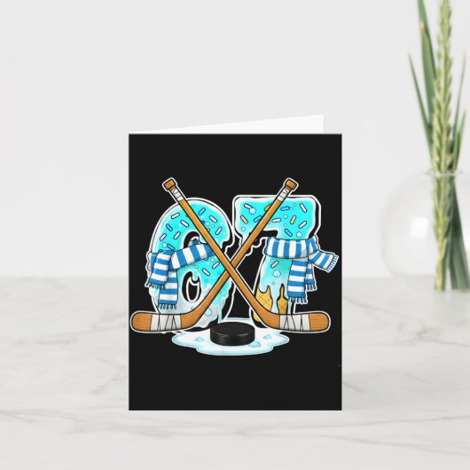 67 Ice Cream Drip Hockey Gen Alpha Slang Six Seven Kaart (Voorkant)