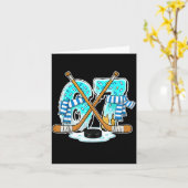 67 Ice Cream Drip Hockey Gen Alpha Slang Six Seven Kaart (Gele Bloem)