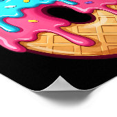 67 Ice Cream Drip Meme Funny 6 7 Halloween Costume Poster (Hoek)