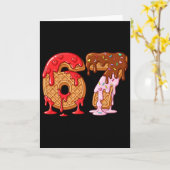 67 Ice Cream Drip Meme Funny Six Seven Valentine D Kaart (Gele Bloem)