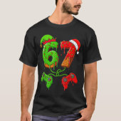 67 Ice Cream Drip Meme Gamer Six Seven Christmas B T-shirt (Voorkant)
