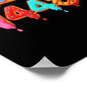 67 Ice Cream Drip Meme Math Teacher School Square  Poster (Hoek)