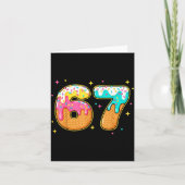 67 Ice Cream Drip Meme Six Seven Gen Alpha Slang  Kaart (Voorkant)