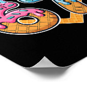 67 Ice Cream Drip Meme Six Seven Gen Alpha Slang  Poster (Hoek)