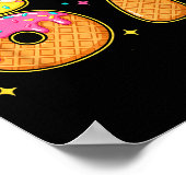 67 Ice Cream Drip Meme Six Seven Gen Alpha Slang  Poster (Hoek)