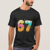 67 Ice Cream Drip Meme Six Seven Gen Alpha Slang  T-shirt (Voorkant)