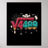 67 Ice Cream Drip Meme Square Root 4489 Slang Math Poster (Voorkant)