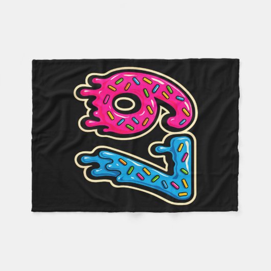 67 Ice Cream Meme Six Seven  Fleece Deken (Voorkant (Horizontaal))