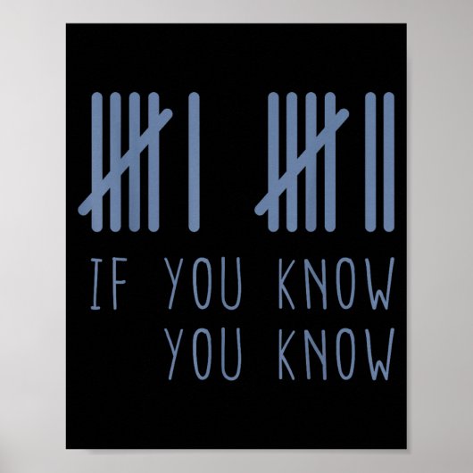 67 If You Know You Know 6 7 Meme Funny Poster (Voorkant)