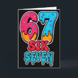 67 Ijs Drip Grappige Zes Zeven Gen Alpha Meme S Kaart<br><div class="desc">67 Ijs Drip Grappige Zes Zeven Gen Alpha Meme S</div>