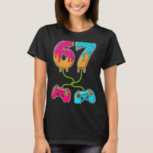67 Ijs Drip Meme Gamer Zes Zeven Gen Alpha S T-shirt