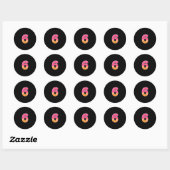 67 Ijs Drip Meme Grappig 6 7 Kostuum Koppel 1  Ronde Sticker (Vel)