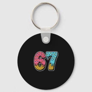 67 Ijs Drip Meme Grappig Zes Zeven Gen Alpha S Sleutelhanger