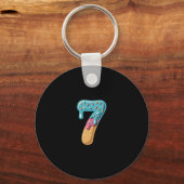 67 Ijs Drip Meme Grappig Zes Zeven Matching Pa Sleutelhanger (Voorkant)